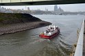 Uebungsfahrt Loeschboot und rettungsboot Koeln Deutz P27
